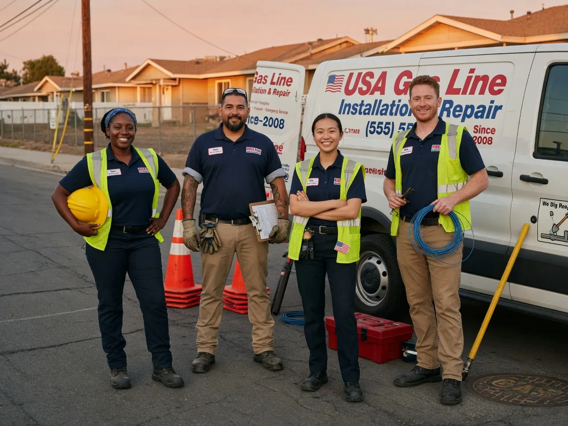 Gas Line Installation company in Cooks, MI